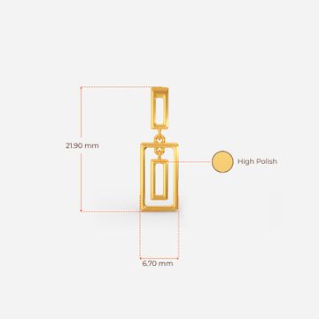 Unfold Sustainability Gold Earrings