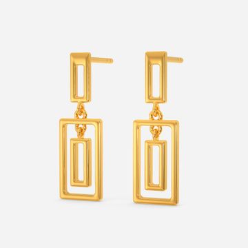 Unfold Sustainability Gold Earrings
