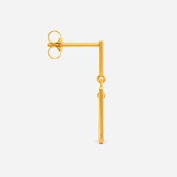 Unfold Sustainability Gold Earrings