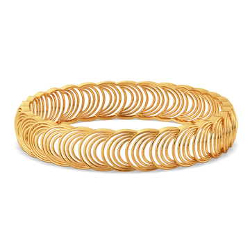 Drape a Shimmer Gold Bangles