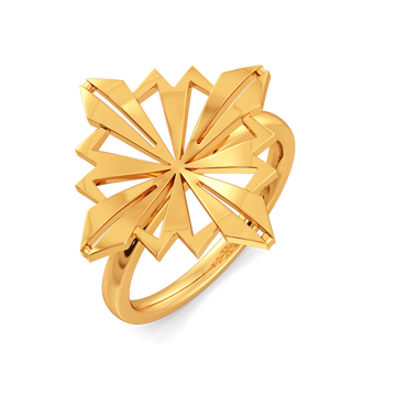 Moment of Sparkle Gold Rings