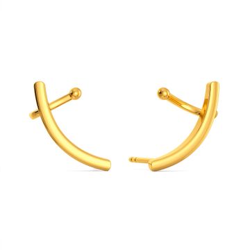 Lean Layers Gold Earrings