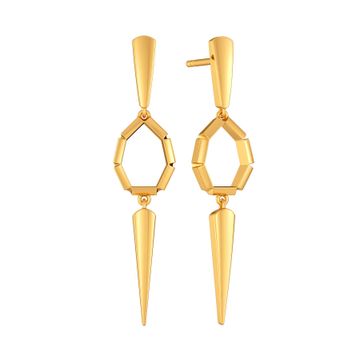 Power Dapper Gold Earrings