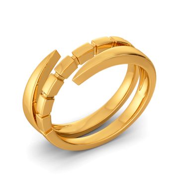 Power Dapper Gold Rings