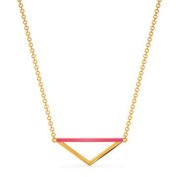 Pink Perfection Gold Necklaces