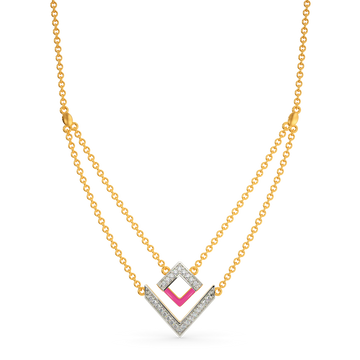Blush Magic Diamond Necklaces