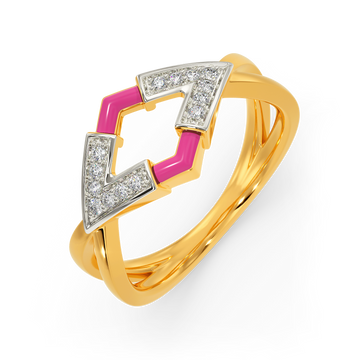 Pink Parade Diamond Rings
