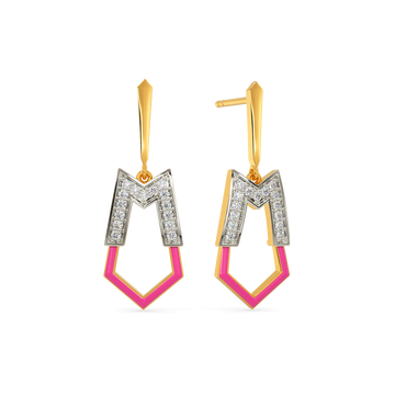 State Of Pink Diamond Earrings