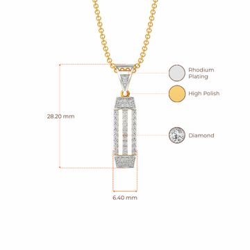 Nooks of Three Diamond Pendants