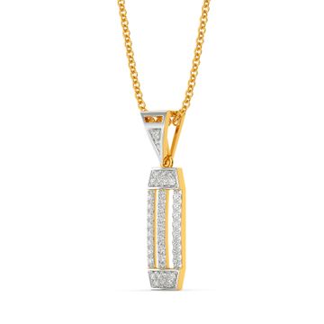 Nooks of Three Diamond Pendants