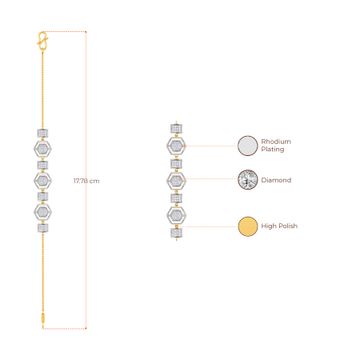 Sharp Gussets Diamond Bracelets