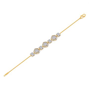 Sharp Gussets Diamond Bracelets