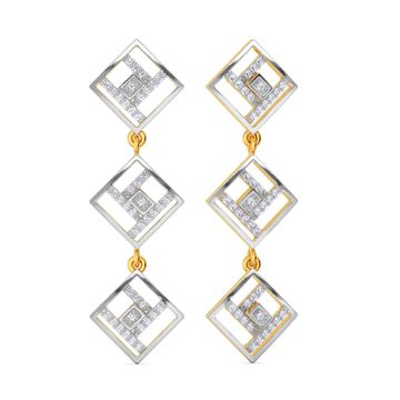 Space O' Case Diamond Earrings