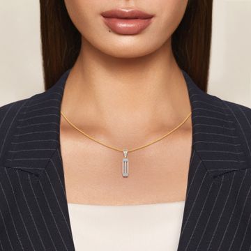 Nooks of Three Diamond Pendants