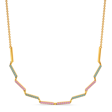 Blink In Hues Gemstone Necklaces