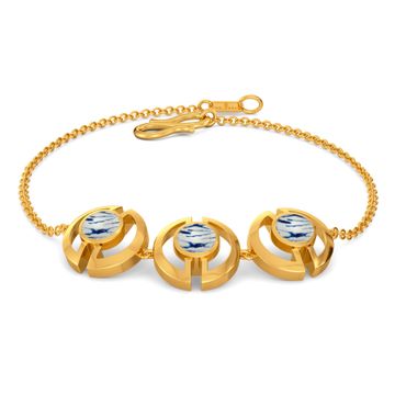 Circle of Tie & Dye Gold Bracelets