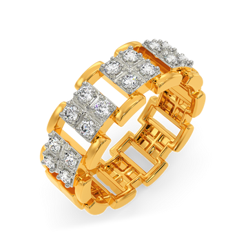 Cheks and Style Diamond Rings For Men