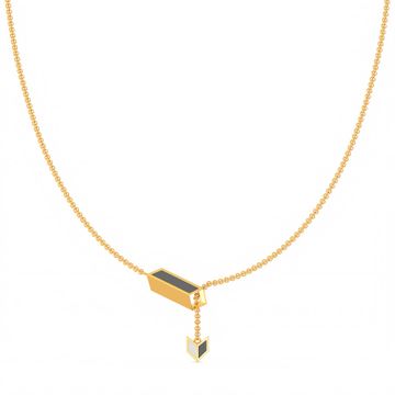 Sharp Shades Gold Necklaces