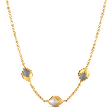 Monday Greys Gold Necklaces
