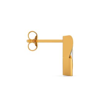 Business Triads Gold Earrings