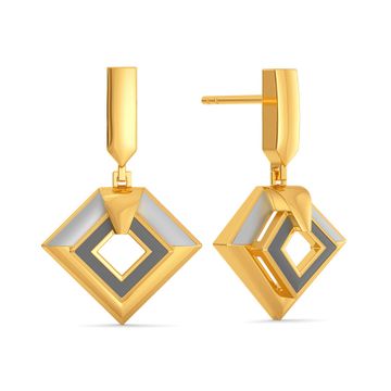 Workday Greys Gold Earrings