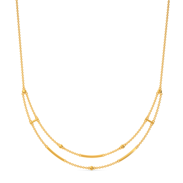 String Rush Gold Necklaces