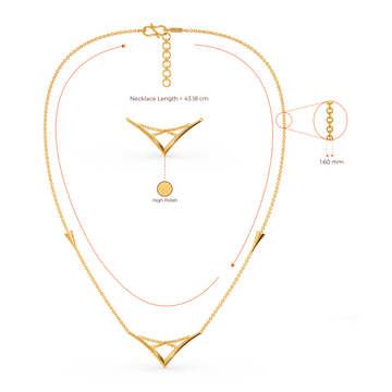 Unfetterd Love Gold Necklaces