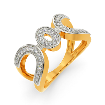 Love String Diamond Rings