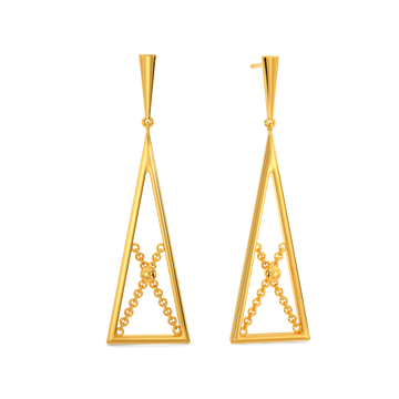 Stringed Love Gold Earrings