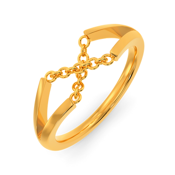 String Reviled Gold Rings