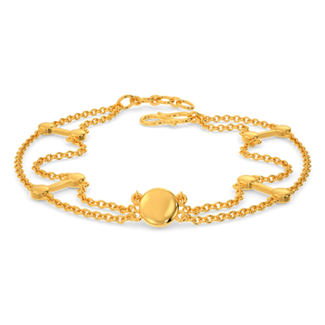 Love Attached Gold Bracelets