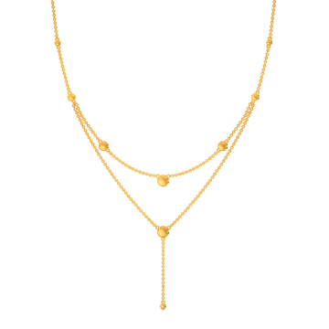 Love Attached Gold Necklaces
