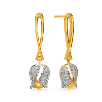 Tulip Essence Diamond Earrings