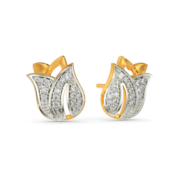Just Tulips Diamond Earrings
