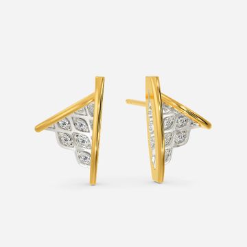 Knits Maze Diamond Earrings