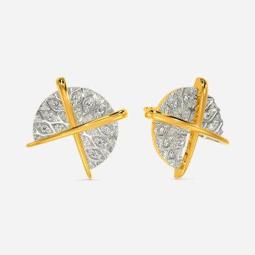 Knit In The Round Diamond Earrings