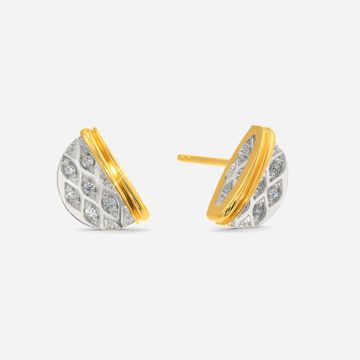 Knitted Together Diamond Earrings