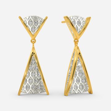 Knit The Hourglass Diamond Earrings