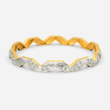 Knitly Attached Diamond Bangles