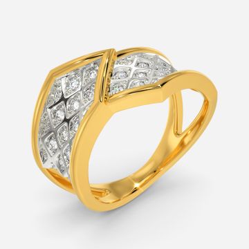 Knit Grit Diamond Rings