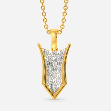 Knit Grit Diamond Pendants