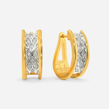 Twined Knits Diamond Earrings