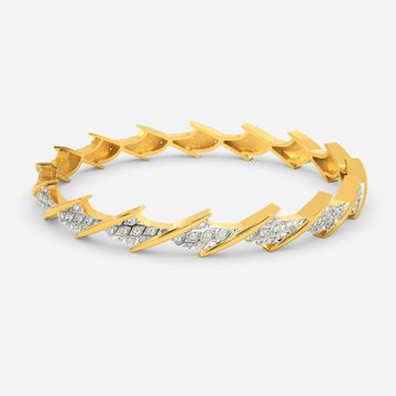 Moss Knit Diamond Bangles