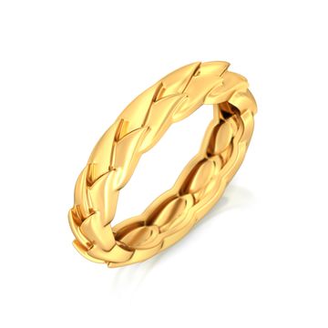 Wing-o-Spring Gold Rings
