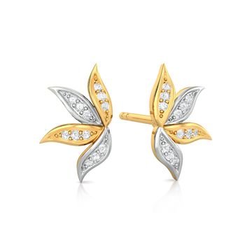 Tropical Artsy Diamond Earrings