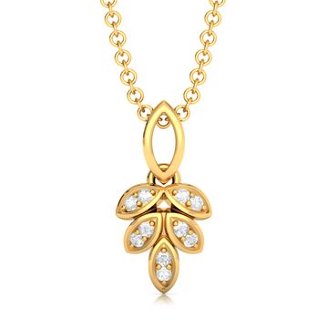 Bunched up Bright Diamond Pendants