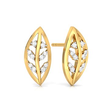 Leaf in Chief Diamond Earrings