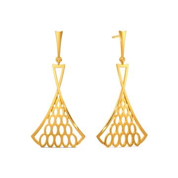 Sensuous  Gold Earrings