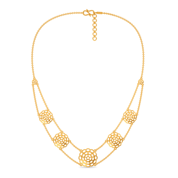 Sensuous Sheer Gold Necklaces