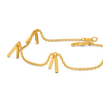 Fringe Bouquet Gold Bracelets